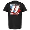 thumbnail image 3 of Men's Joe Gibbs Racing Team Collection Black Denny Hamlin Patriotic Car T-Shirt, 3 of 3