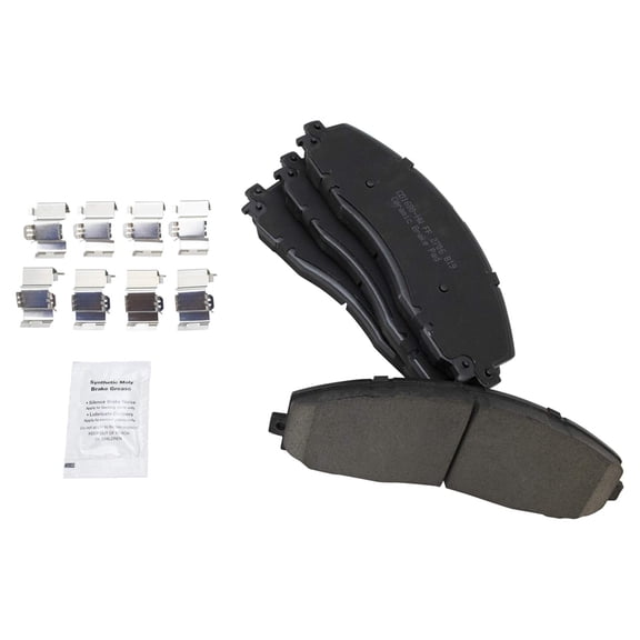 TRQ Premium Ceramic Brake Pad Front Set for Ford F250 F350 Super Duty Truck BFA73448 Fits select: 2013-2016 FORD F450
