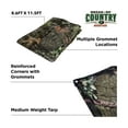 thumbnail image 4 of (2 pack) Mossy Oak Waterproof Hunting Camo Tarp, 8.6' L x 11.5' W, Mossy Oak Break Up Country Camo, PE Tarpaulin, 1.97 lb, 4 of 13