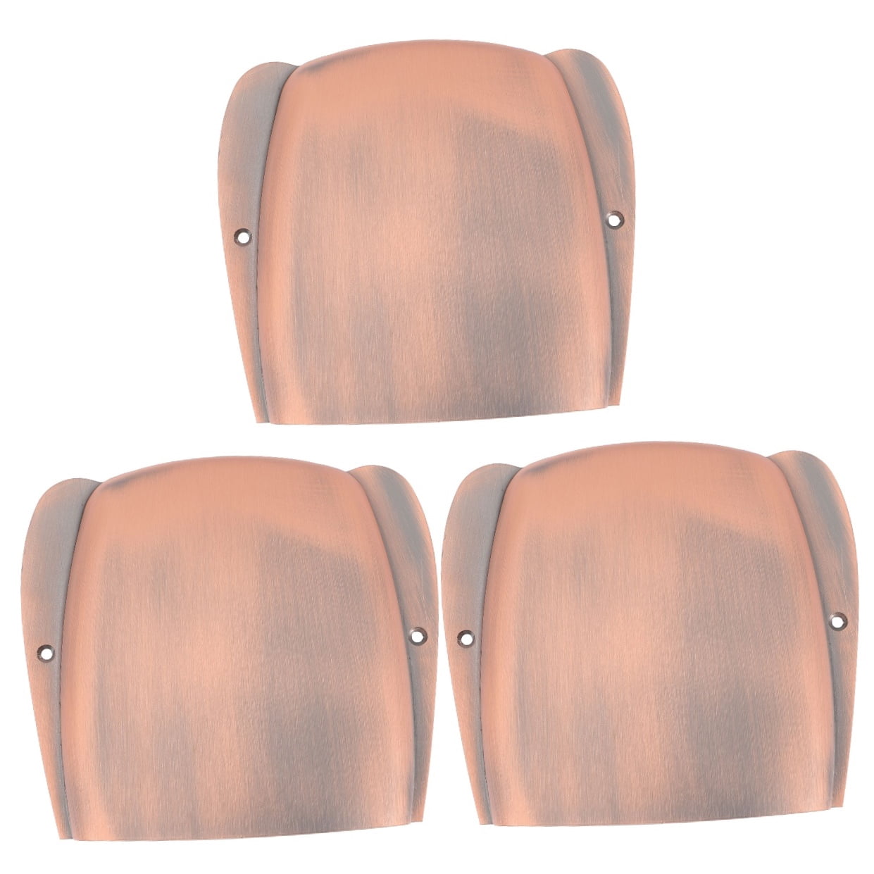 Luxshiny Metal Bass Bridge Cover 3Pcs Golden Professional Guitar Replacement Part