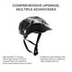 thumbnail image 5 of Soidarity Casco para niños Hueco Ajustable Duradero Protector de cabeza para niños con almohadilla interior desmontable Ciclismo No.1 Soidarity OD010026-01, 5 of 6