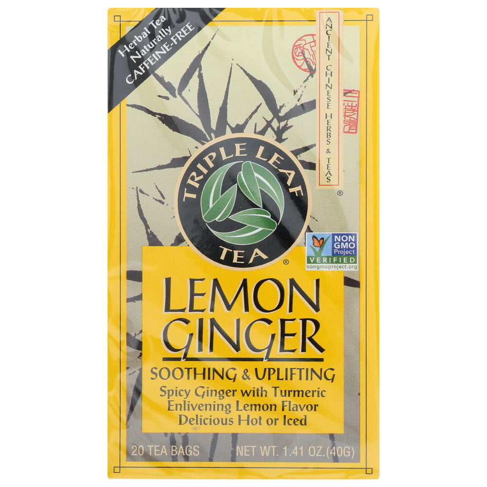 Triple Leaf Tea Lemon Ginger, 20 Tea Bags