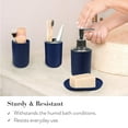 thumbnail image 6 of CERBIOR 6-Pieces Plastic Soap Dispenser Toothbrush Holder, 6 of 10