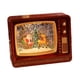 thumbnail image 3 of Bola de nieve musical iluminada con forma de televisor, decoración navideña. Carro tirado por ciervos Rojo, 3 of 8