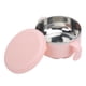 thumbnail image 3 of Utensilio de acero inoxidable para bebés, cuenco antideslizante con asa para conservar el calor (rosa), 3 of 9