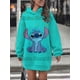 thumbnail image 4 of Vestido con capucha para mujer, informal, estilo minimalista callejero, vestido a la moda, sudaderas con capucha, chándal 3d, ropa de calle de estilo coreano, 4 of 5