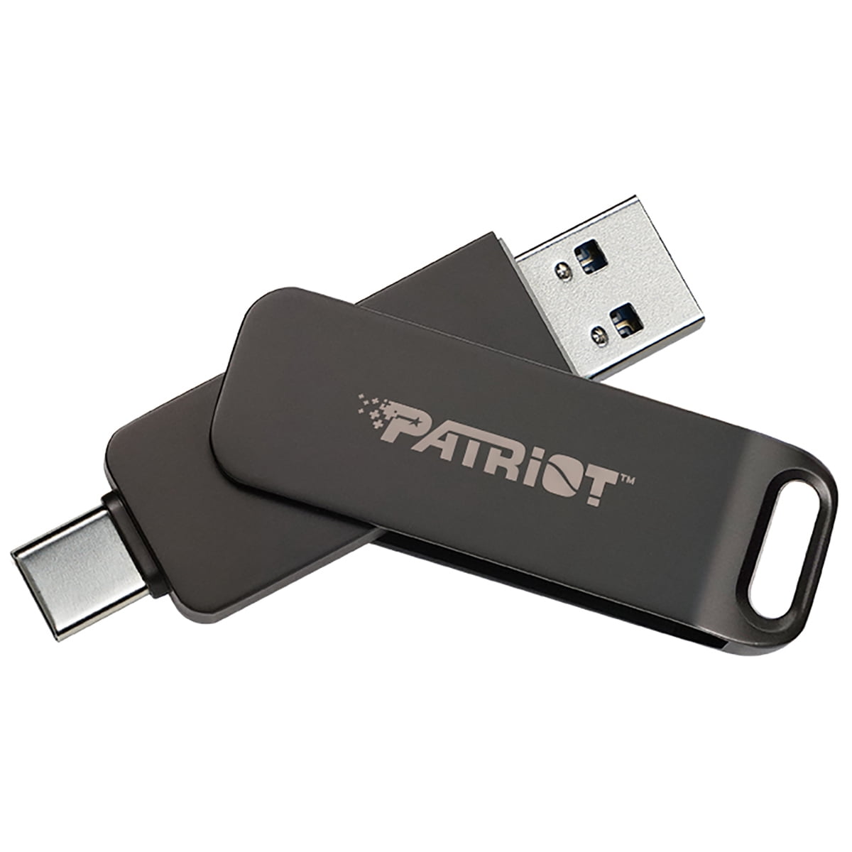 Patriot RAGE R550 256GB USB 3.2 Gen 1 Type-A+C Flash Drive - Thumb Drive - Pen Drive - PE256GR550DSAD