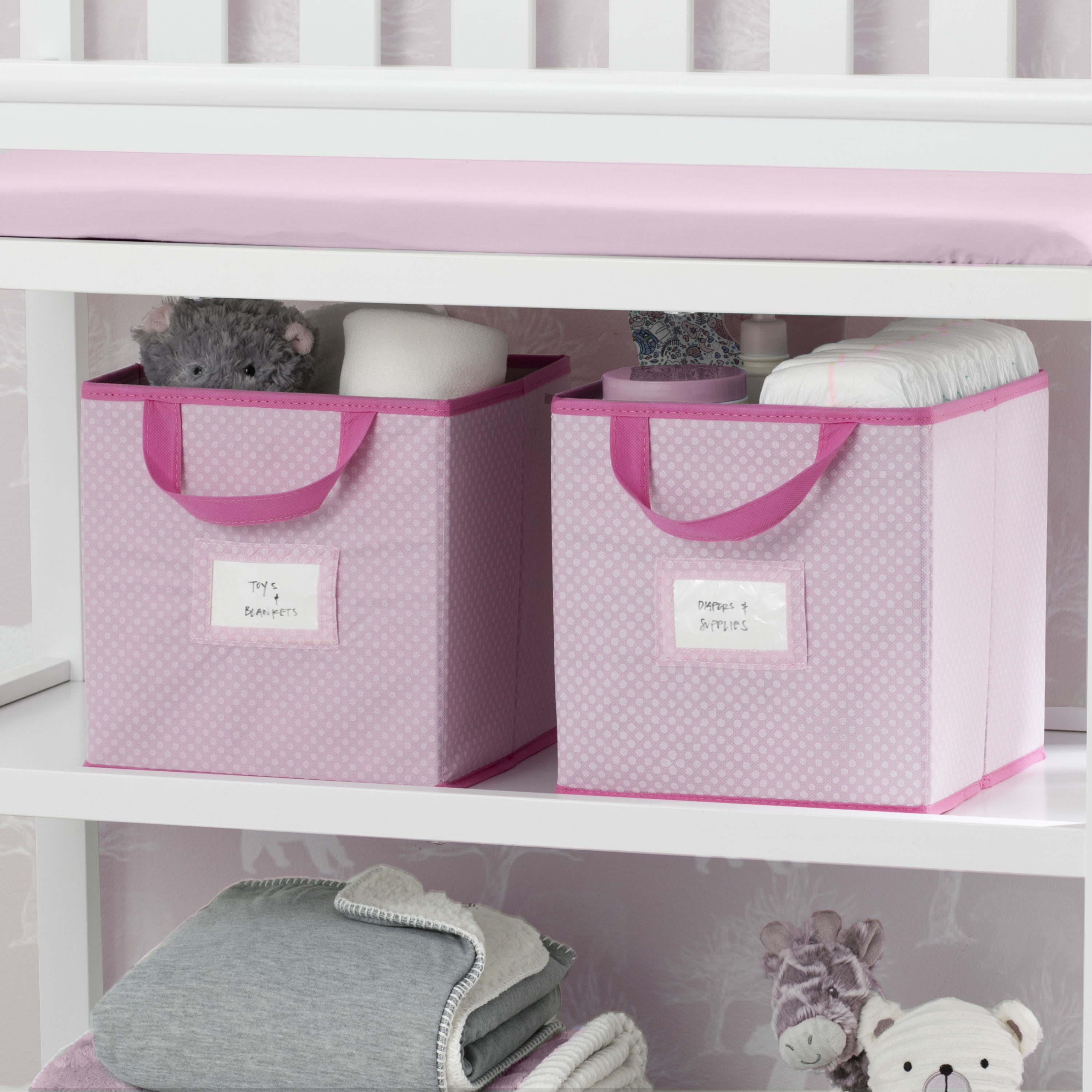 Delta Children Storage Organizer - 12 Bins, Pink