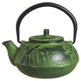 thumbnail image 1 of M.V. Trading T7012 Cast Iron Teapot, 21-Ounce, Green Bamboo, 1 of 2