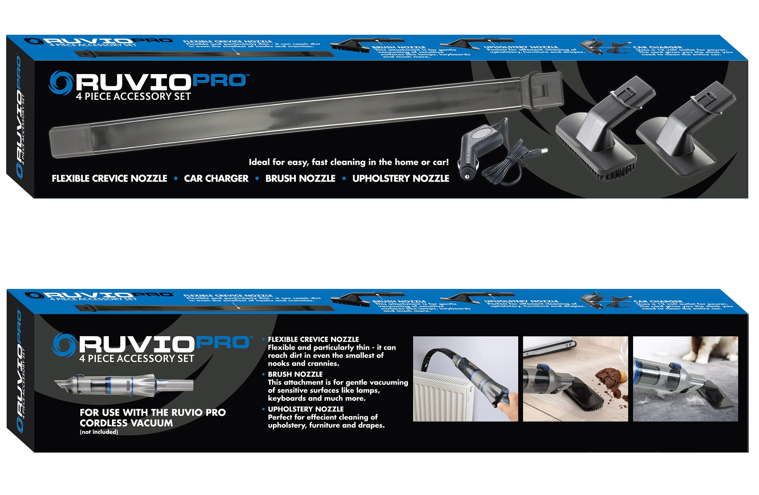 Ruvio Vacuum Accessory Set 4 PC