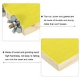 thumbnail image 4 of Unique Bargains Wood Bird Perch Stand Parrot Stand Platform Cage Accessory Paw Grinding Clean, Yellow, 4 of 5