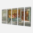 thumbnail image 1 of Designart - Paris French Flowershop - Traditional Gallery-wrapped Canvas, 1 of 2