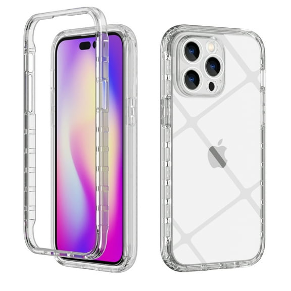 NIFFPD Crystal Clear iPhone 14 Pro Max Case Yellowing-Resistant Shockproof Protective Phone Case for iPhone 14 Pro Max 6.7"