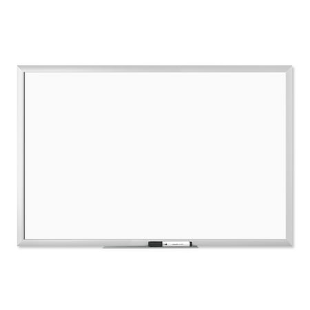 UPC: 0812296020316 | U Brands Melamine Non-Magnetic Dry-Erase Board  36 X 24 Inches  Silver Aluminum Frame (031U00-01)