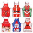 thumbnail image 2 of Delantal de Feliz Navidad, adornos de Feliz Año Nuevo, regalo de Navidad, adornos navideños para el hogar, decoración navideña, Navidad 2021, 2 of 4