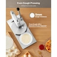 thumbnail image 4 of VEVOR 9.5 in Manual Pizza Dough Press Machine Pizza Pastry Sheeter Stainless Steel, 4 of 9