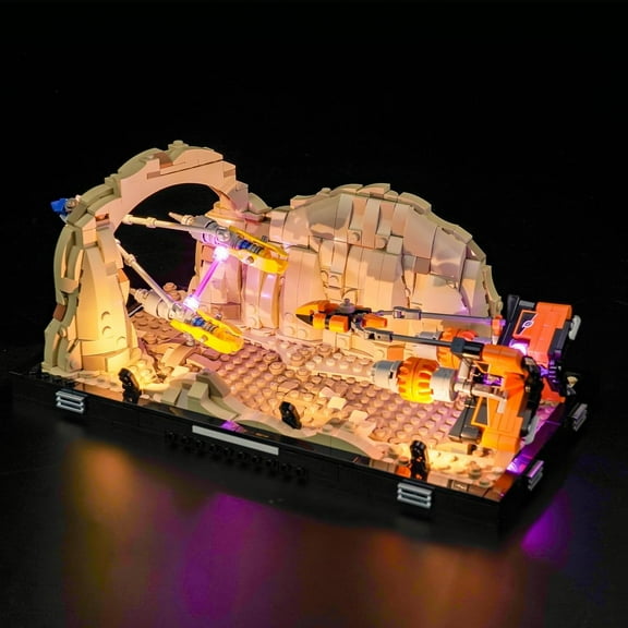 LED Lighting Kit Compatible with Lego  Podrace Diorama, Creative Lights Compatible with Lego 75380-Lights Only, No Model