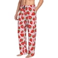 thumbnail image 6 of Naloa Strawberries Pajama Pants Men, PJ Bottoms, Sleep & Lounge Pants-Small, 6 of 6