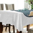 thumbnail image 5 of Yayeee Tablecloths 60" x 120" Rectangle Wrinkle Resistant Party Table Cover, Blue Cute Cat, 5 of 8