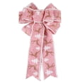 thumbnail image 1 of Diconna Ribbon Bow Hanging Ornaments Christmas Tree Decoration Pendant, 1 of 5