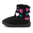 thumbnail image 4 of LAVRA Girls Classic Booties Faux Fur Lined Winter Snow Boots, 4 of 6