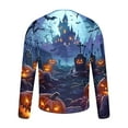 Big and Tall Men's Sweatshirts Funny 3D Printed 2024 Halloween Shirts