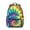 Green and Yellow, variant on Purple and Blue Tie Dye Pattern Backpack for School, Cute School Bag with Adjustable Shoulder Straps and Padded Back, 15.3"x11"x7.1"