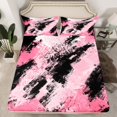 thumbnail image 2 of Manfei Teens Adults Abstract Oil Painting Twin Sheet Sets 3pcs,Vintage Aesthetic Twin Fitted Sheet Microfiber,Retro Gradient Minimalist Breathable Flat Sheet,Breathable Home Decor, 2 of 7