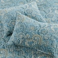 thumbnail image 5 of Levtex Home - Kimpton Navy Quilt Set - King Quilt and Two King Shams - All Over Paisleys in Navy ,Blue - Quilt (106x92in.) and Shams (20x36in.) - Reversible - Cotton/Cotton, 5 of 7