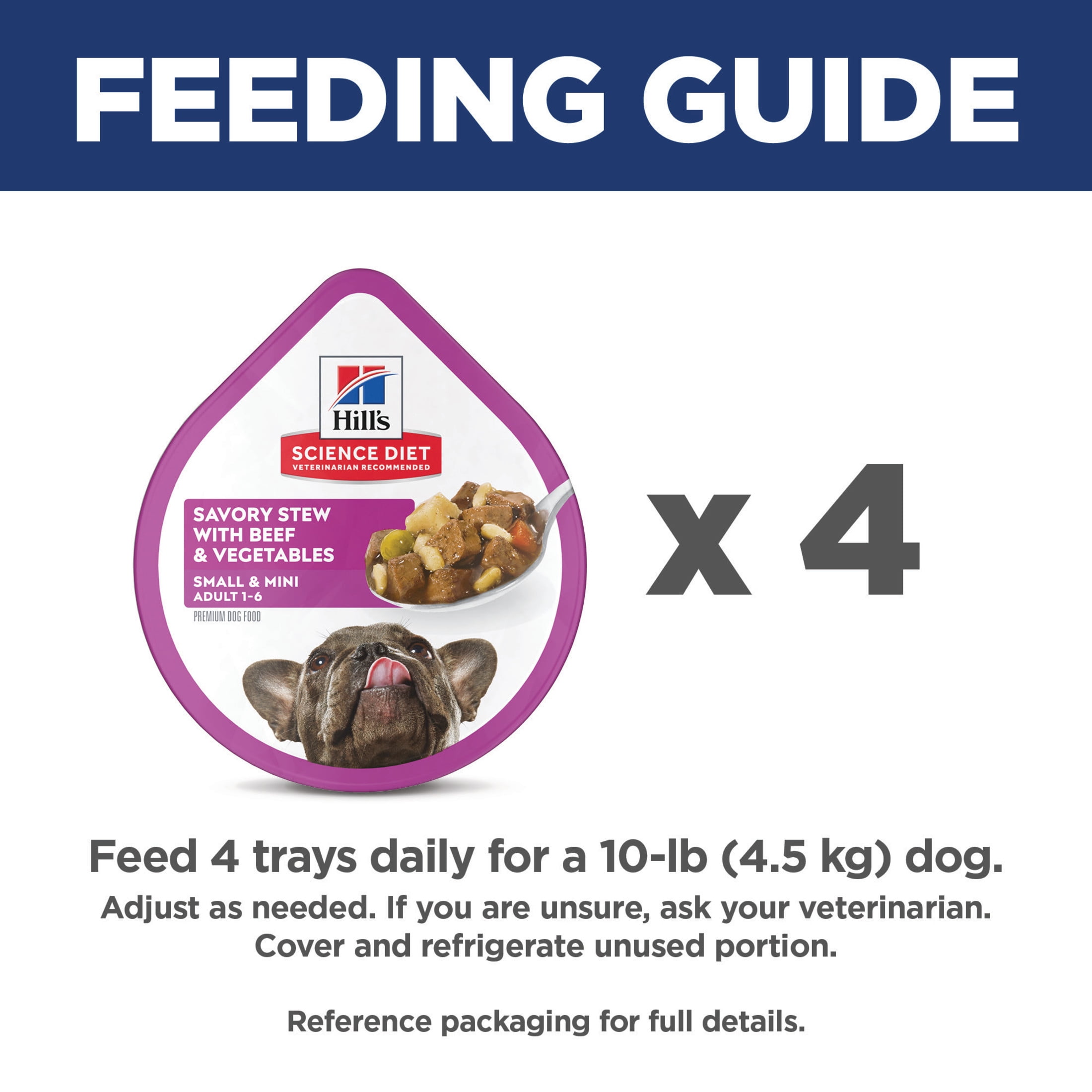 Hill's Science Diet Adult Small Paws Canned Dog Food, Savory Stew Beef & Vegetables, 3.5 oz, 12 Pack wet dog food