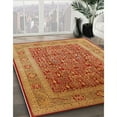 thumbnail image 2 of Ahgly Company Indoor Rectangle Mid-Century Modern Scarlet Red Oriental Area Rugs, 7' x 10', 2 of 6