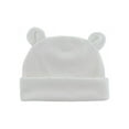 thumbnail image 2 of Alvage Newborn Hospital Hat 0-12Months Preemie Boys Girls Beanie Solid Infant Baby Ears Bonnet Infant Cotton Hats 1pc, 2 of 3