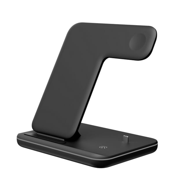 Wirelessly Charger 3 in 1 Charging Station Pad 15W Fast Charge Ultra-thin Charging Dock Replacement for IOS Android