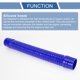 thumbnail image 4 of Ofertas únicas 1 Pcs 57mm 2.24" ID 500mm 19.69" Longitud 0° Manguera de silicona azul para coche manguera de refrigerante universal, 4 of 7