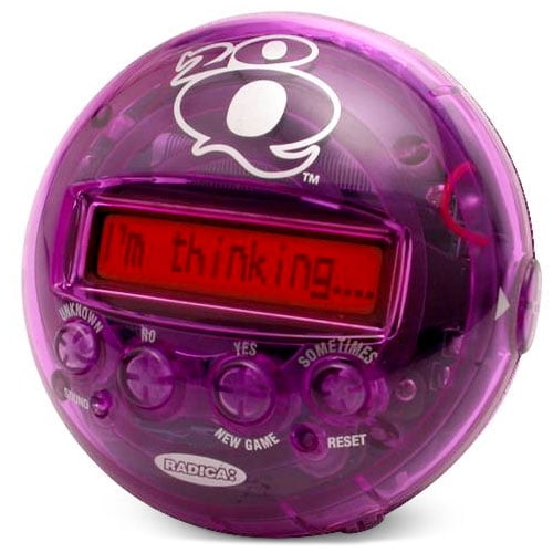 RADICA 20Q 20 Questions Purple Electronic Handheld Game 2003 Tested Works 