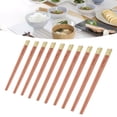 thumbnail image 3 of Palillos reutilizables ANGGREK de Madera 10 Pares, 3 of 7