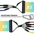 thumbnail image 2 of Resistance Bands Set Bodybuilding Home Gym Equipment Professional Weight Training Fitness Elastic Rubber Bands Workout Expander, 2 of 4