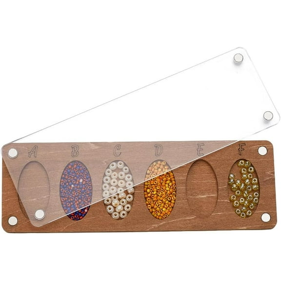 Wooden Bead Boards Bead Mat for Bracelet Making Beading Trays with Acrylic Lid Beads Storage Organize with Pattern for Jewelry Display Beadwork Supplies Jewelry Making Peru