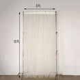 thumbnail image 5 of BalsaCircle 5 feet x 10 feet Ivory Sheer Tulle Curtain Backdrop Panels Wedding Party Photobooth Decorations, 5 of 6