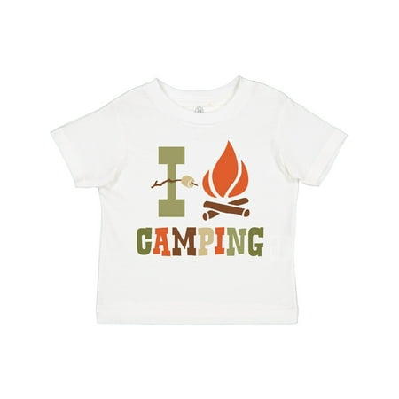 

Inktastic I Love Camping Gift Toddler Boy or Toddler Girl T-Shirt