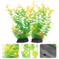 thumbnail image 3 of 2Pcs Creative Artificial Plant Desktop Tank Plant Wear Resistant Aquarium Grass DIY Artificial Plant, 3 of 8