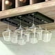 thumbnail image 4 of Under Shelf Wine Glass Hanger for Kitchen and Bar Use Plastic Stemware Drying Rack Storage Solution, 4 of 5