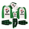 thumbnail image 2 of Blusa con estampado a cuadros para niños, pantalones y ropa familiar, pijamas, tops de poliéster, pantalones, 2 of 4