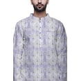 thumbnail image 6 of Atasi Printed Kurta For Men Mandarin Collar Cotton Poplin Casual Kurta Shirt, 6 of 7