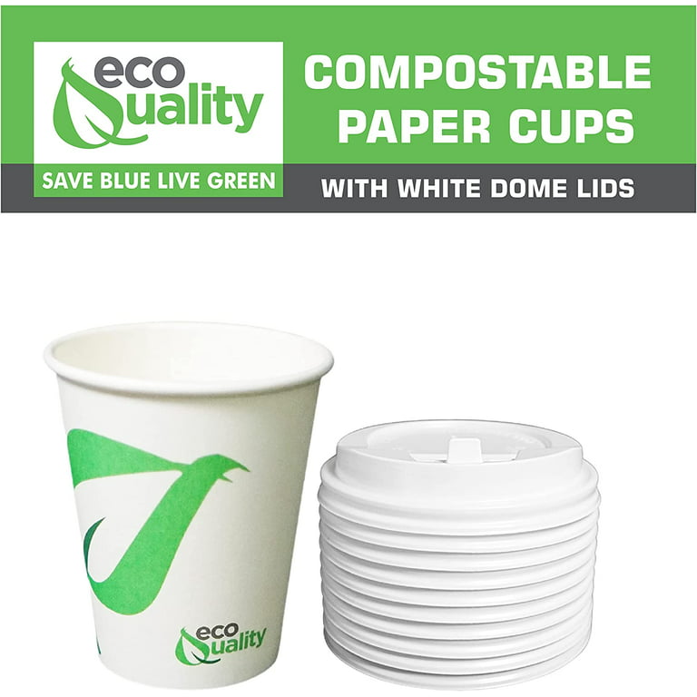 12 oz Eco-Friendly Cold Paper Cup W/two sided Bio Lining (1000