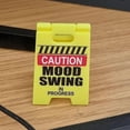 thumbnail image 3 of Humorous Desk Decoration Novelty 3D Printed Caution Sign Desk Hazard Warning Miniature Ornament, 3 of 3