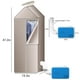 thumbnail image 3 of Secadora portátil 800W - Secadora plegable de alta potencia con estantería para apartamentos, lavandería interior, viajes - azul, rosa, dorado, verde, 3 of 9
