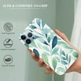 thumbnail image 2 of COMIO iPhone 14 Plus Boho Beige Eucalyptus Leaves Botanical Watercolor Floral Case, 2 of 4