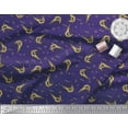 thumbnail image 3 of Soimoi Viscose Chiffon Fabric Circle,Dot & Prawns Ocean Decor Fabric Printed Yard 42 Inch Wide, 3 of 3