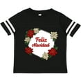 thumbnail image 3 of Inktastic Feliz Navidad Poinsettia Boys or Girls Toddler T-Shirt, 3 of 5